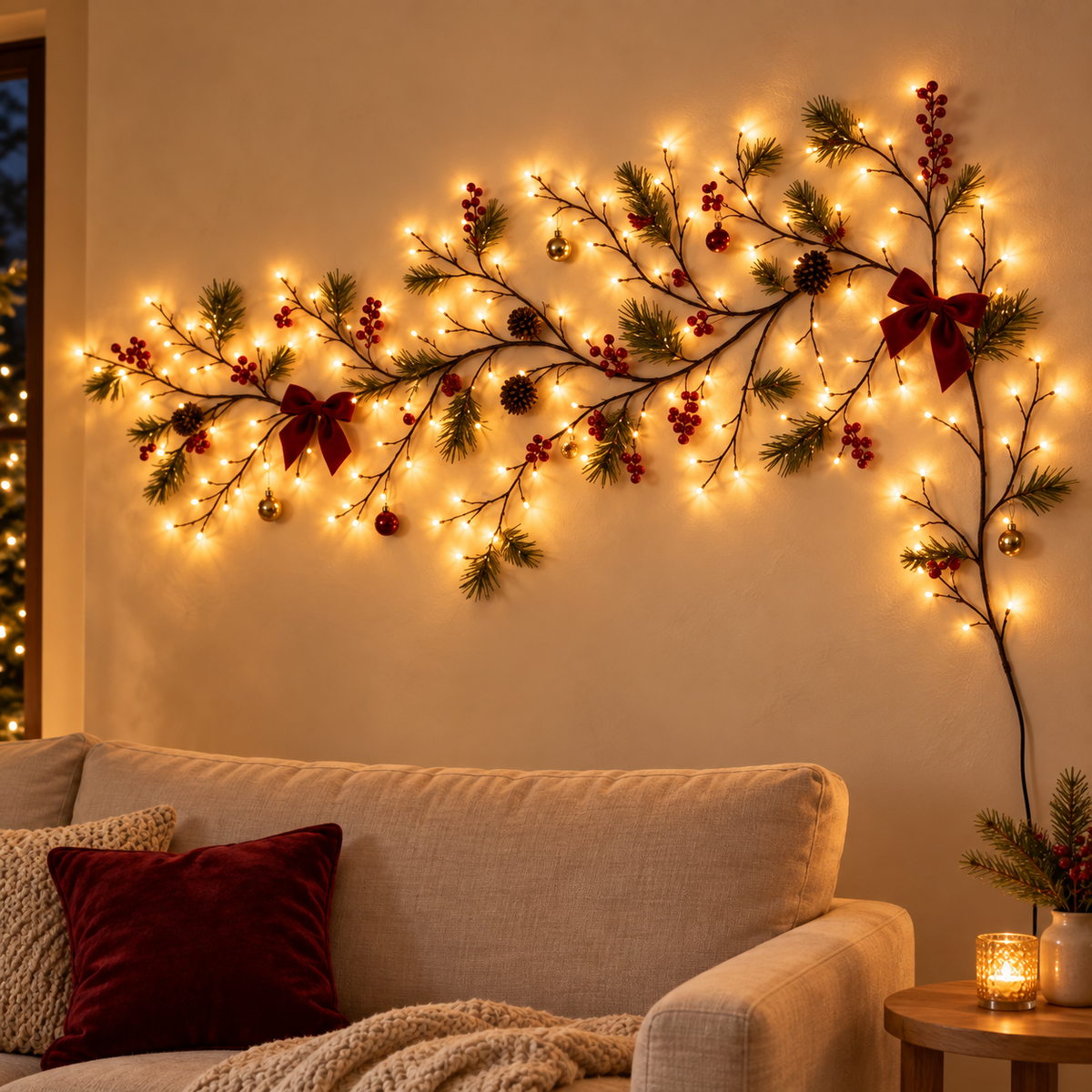 LunaMoon Christmas Branch Lights